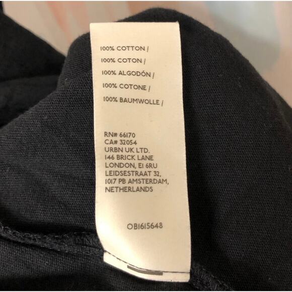 NWOT We the Free / Free People Naomi Tee in Washed Black Size Medium - Picture 11 of 13